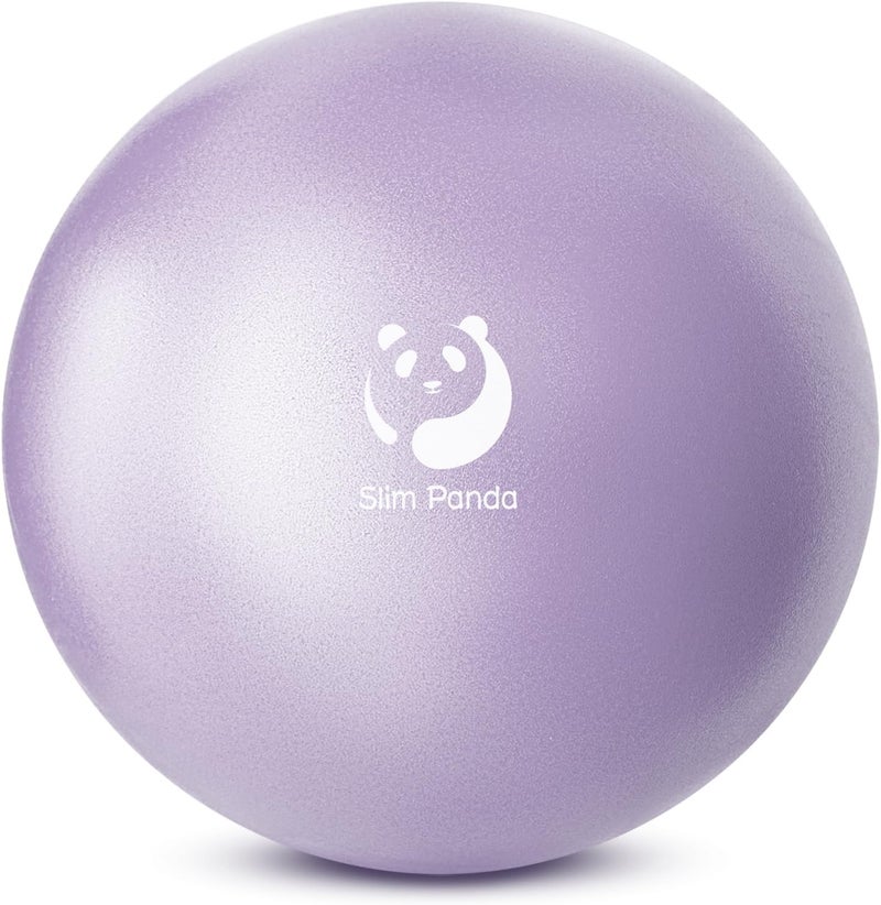 Slim Panda Pilates Ball, 9 Inch Small Exercise Ball, Anti Burst Mini Yoga Ball for Stability, Workout, Barre, Core Strength, Physical Therapy, Balance, Stretching - Image 1